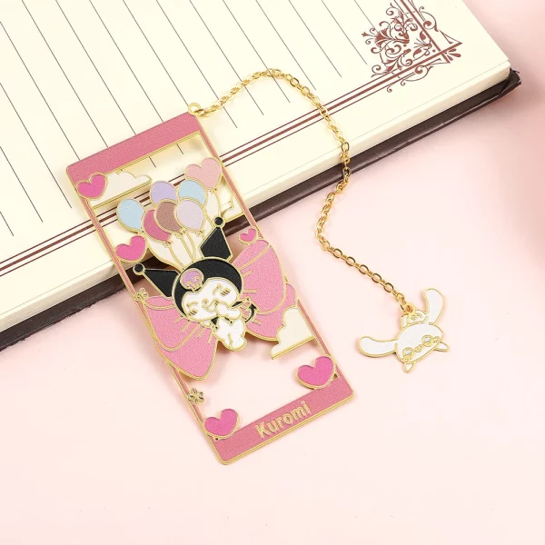 Sanrio Bookmarks Kawaii Anime Kuromi Bookmark Of Pages Kids Gifts ...